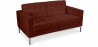 Buy Leather Upholstered Sofa - 2 Seater - Konel Chocolate 13243 - prices