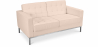 Buy Leather Upholstered Sofa - 2 Seater - Konel Ivory 13243 at Privatefloor