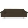 Buy Design Sofa Objective (3 seats) - Fabric Brown 13258