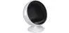 Ball Design Armchair - Upholstered in Faux Leather - Batton image 9