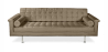 Buy 3 Seater Sofa - Polyurethane Upholstered - Objective Taupe 13259 - in the UK
