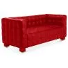 Buy Design Sofa from the Nubus Suite (2 seats) - Faux Leather Red 13252