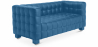 Buy Polyurethane Leather Upholstered Sofa - 2 Seater - Nubus Dark blue 13252 with a guarantee