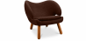 Buy Fabric Upholstered Armchair - Scandinavian Design - Pelitano Brown 16506 - prices