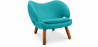 Buy Fabric Upholstered Armchair - Scandinavian Design - Pelitano Turquoise 16506 with a guarantee