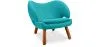 Fabric Upholstered Armchair - Scandinavian Design - Pelitano image 9