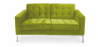 Buy Fabric Upholstered Sofa - 2 Seater - Konel Olive 13241 in the United Kingdom