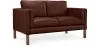 Leather Upholstered Sofa - 2 Seater - Mordecai image 9
