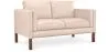 Leather Upholstered Sofa - 2 Seater - Mordecai image 9