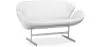 Curved Sofa - Leather Upholstered - 2 Seater - Svin image 9