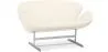 Curved Sofa - Leather Upholstered - 2 Seater - Svin image 9
