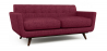 Buy 2 Seater Sofa - Scandinavian Style - Linen Upholstered - Milton Mauve 55628 - in the UK