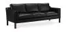 Leather Upholstered Sofa - 3 Seater - Menache image 9