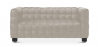 Buy Leather Upholstered Sofa - 2 Seater - Nubus Taupe 13253 - in the UK