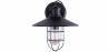Buy Black Vintage Wall Lamp - Garn Black 50883 - in the UK