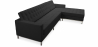 Buy Design Chaise Lounge - Leather Upholstered - Right - Sama Black 15185 - in the UK