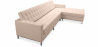 Buy Design Chaise Lounge - Leather Upholstered - Right - Sama Ivory 15185 at Privatefloor
