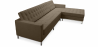 Buy Design Chaise Lounge - Leather Upholstered - Right - Sama Taupe 15185 in the United Kingdom