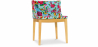 Buy Dining Chair - Transparent Legs - Patterned Design - Mademoiselle Natural wood 54118 - prices