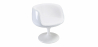 Buy Lounge Chair - White Design Chair - Fabric Upholstery - Geneva White 13158 - prices