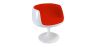 Lounge Chair - White Design Chair - Fabric Upholstery - Geneva image 9