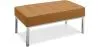Design Bench - 2 seats - Upholstered in Leather - Konel image 9