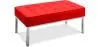 Design Bench - 2 seats - Upholstered in Leather - Konel image 9