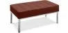 Design Bench - 2 seats - Upholstered in Leather - Konel image 9