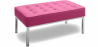 Buy Design bench - 2 seats - Upholstered in polyurethane - Konel Pink 13213 home delivery