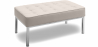 Buy Design bench - 2 seats - Upholstered in polyurethane - Konel Ivory 13213 - prices