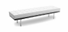 Buy Bench upholstered in faux leather - 3 seats - Town White 13222 - prices