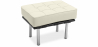 Buy Footstool Upholstered in Polyurethane - Barcel Ivory 15424 in the United Kingdom