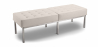 Buy Bench Upholstered in Polyurethane - 3 Seats - Knoll Ivory 13216 at Privatefloor