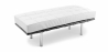 Buy Bench Upholstered in Polyurethane - 2 Seats - Town  White 13219 - prices