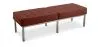 Bench Upholstered in Leather - 3 Seats - Kannes image 9