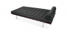 Buy Design Daybed - Upholstered in Faux Leather - Town Black 13228 - in the UK