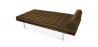 Buy Design Daybed - Upholstered in Faux Leather - Town Chocolate 13228 in the United Kingdom