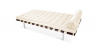 Buy Design Daybed - Upholstered in Faux Leather - Town Ivory 13228 home delivery
