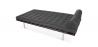 Buy Design Daybed - Upholstered in Faux Leather - Town Dark grey 13228 with a guarantee