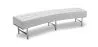 Curved Bench - Upholstered in Faux Leather - Karlo image 9
