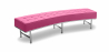 Buy Curved Bench - Upholstered in Faux Leather - Karlo Pink 13700 home delivery