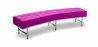 Buy Curved Bench - Upholstered in Faux Leather - Karlo Fuchsia 13700 in the United Kingdom