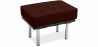 Buy Leather-upholstered Footstool - Barcel Chocolate 15425 in the United Kingdom