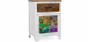 Buy Printed Nightstand - Wood - Colin White 51299 - in the UK
