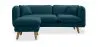 Linen Upholstered Chaise Lounge - Scandinavian Style - Vriga image 9