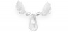 Buy Wall Decoration - White Moose Head - Uka White 55734 - in the UK