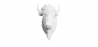 Buy Wall Decoration - White Buffalo Head - Uka White 58445 - in the UK