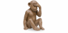 Buy Decorative Design Figure - Blind Monkey - Sapiens Brown 58446 - in the UK
