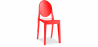 Buy Transparent Dining Chair - Victoria Queen Red 16458 in the United Kingdom