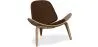 Design Armchair - Scandinavian Armchair - Upholstered in Leather - Lucy image 9